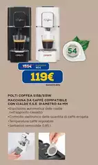 Polti - Macchina Da Carfe Compatibile Con Cialde Ese. Diametro Polti - Macchina Da Carfe Compatibile Con Cialde Ese. Diametro