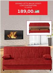 Divano Letto Balin 3 Posti Con Contenitore Divano Letto Balin 3 Posti Con Contenitore