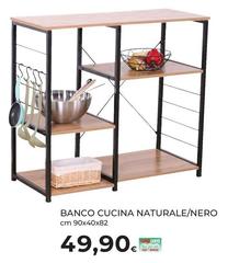 Banco Cucina Naturale/Nero Banco Cucina Naturale/Nero