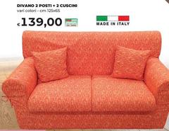Divano 2 Posti + 2 Cuscini Divano 2 Posti + 2 Cuscini