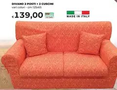 Divano 2 Posti + 2 Cuscini Divano 2 Posti + 2 Cuscini