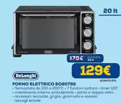 De Longhi - Forno Elettrico E020792