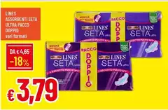 Lines - Assorbenti Seta Ultra Pacco Lines - Assorbenti Seta Ultra Pacco