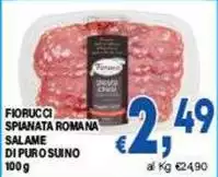 Fiorucci -  Spianata Romana Salame Di Puro Suino