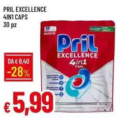 Pril - Excellence 4in 1 Caps