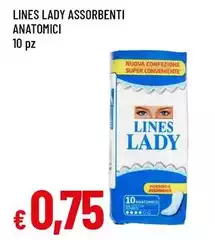 Lines - Lady Assorbenti Anatomici Lines - Lady Assorbenti Anatomici