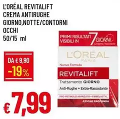 L'Oreal - Revitalift Crema Antirughe Giorno,Notte/Contorni Occhi L'Oreal - Revitalift Crema Antirughe Giorno,Notte/Contorni Occhi