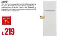 Indesit - I550 24C, Hig Rigorifero Con Capilar Efficient