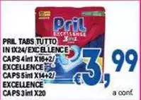 Pril - Tabs Tutto In 1x24/Excellence Caps/Excellence