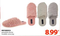 Pantofola Donna Modello Roma Top