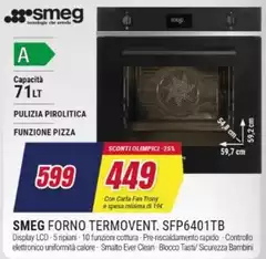 Smeg - Forno Termovent. SFP6401TB
