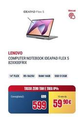 Lenovo - Computter Notebook Ideapad Flex 5 82XXOOFrix