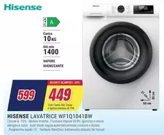 Hisense - Lavatrice WF 1Q1041BW
