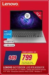 Lenovo - Notebook Loq 83lk006yix