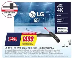 LG - Tv Oled EVO A 65" Serie C5 - OLED65C55LA