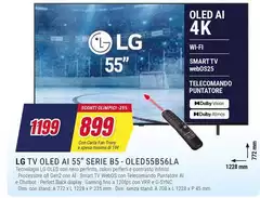 LG - Tv Oled Ai 55" Serie B5 - OLED55B56LA