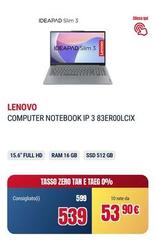 Lenovo - Computer Notebook IP 3 83EROOLCIX