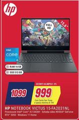 HP - Notebook Victus 15FA2031NL