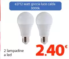 Luce - 2 Lampadine A Led