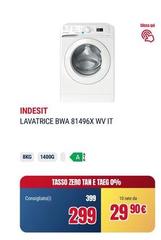 Indesit - Lavatrice BWA 81496X WV IT