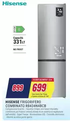 Hisense - Frigorifero Combinato RB434N4BCB