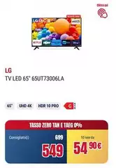 LG - Tv Led 65" 65UT73006LA