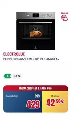 Electrolux - Forno Incasso Multif. EOC3S44TX2