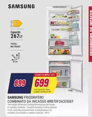 Samsung - Frigorifero Combinato Da Incasso BRB70F26CES0EF