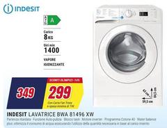 Indesit - Lavatrice BWA 81496 XW