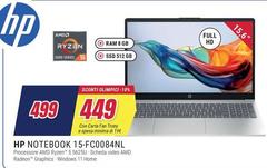 HP - Notebook 15FC0084NL