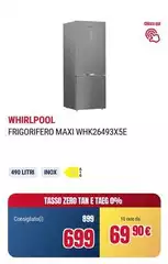 Whirlpool - Frigorifero WHK26493XSE