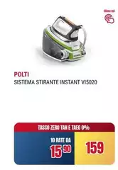 Polti - Sistema Stirante Instant Vi5020 Polti - Sistema Stirante Instant Vi5020