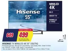 Hisense - Tv Miniled 4k 55" 55U79Q