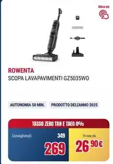 Rowenta - Scopa Lavapavimenti GZ5035WO
