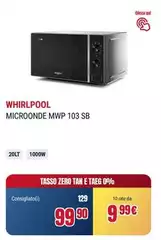 Whirlpool - Microonde Mwp 103 Sb