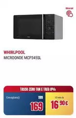 Whirlpool - Microonde MCP345SL