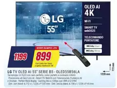 LG - Tv Oled Ai 55" Serie B5 - OLED55B56LA