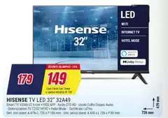Hisense - Tv Led 32" 32A49