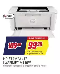 HP - Stampante Laserjet M110W
