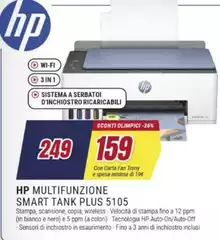 HP - Multifunzione Smart Tank Plus 5105