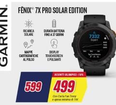 Garmin - Fenix 7x Pro Solar Edition