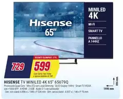 Hisense - Tv Miniled 4k 65" 65U79Q