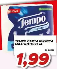 Tempo - Carta Igienica Maxi Rotolo
