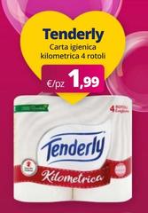 Tenderly - Carta Igienica Kilometrica 4 Rotoli