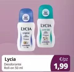 Lycia - Deodorante Roll-on Lycia - Deodorante Roll-on