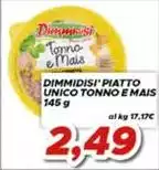 Dimmidisì - Piatto Unico Tonno E Mais