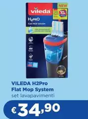 Vileda - H2pro Flat Mop System