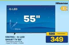 Hisense - Q-Led Smart Tv 55"