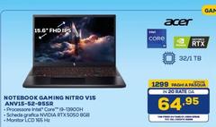 Acer - Notebook Gaming Nitro V15 Anvis-52-955r