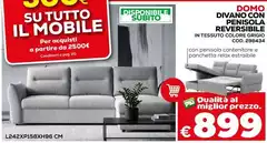 Domo - Doomo Divano Con Penisola Reversibile Domo - Doomo Divano Con Penisola Reversibile